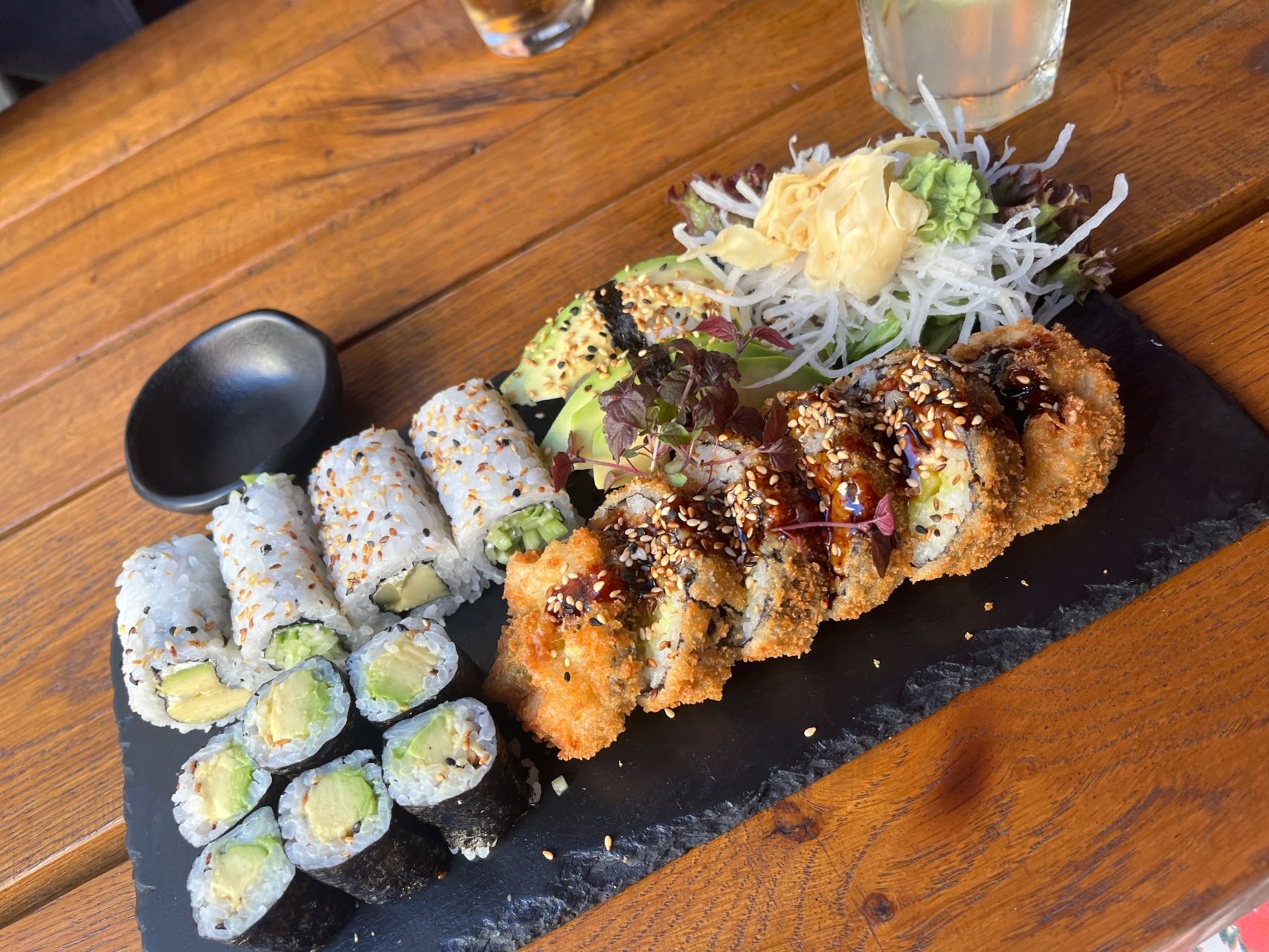 Bild vom Essen während des Meetups